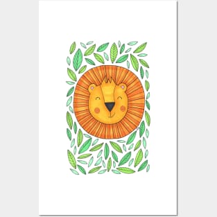 Little Jungle Lion Posters and Art